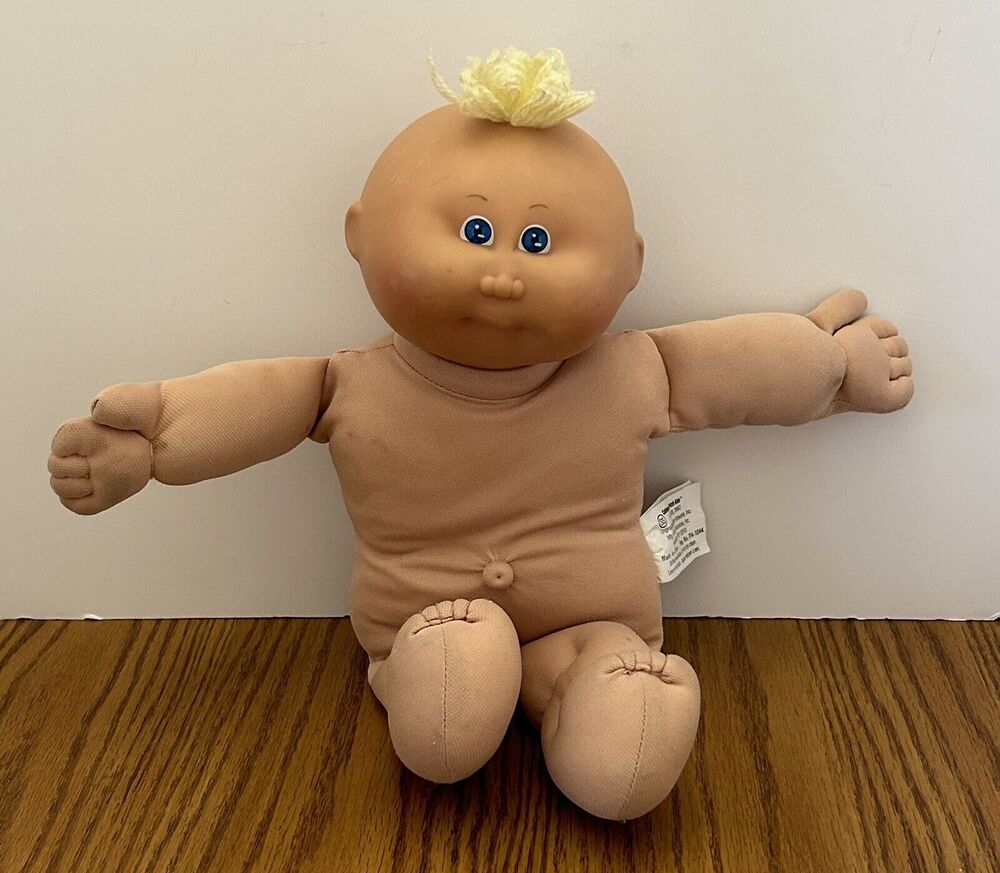 Cabbage Patch Kids Doll by Xavier Roberts 1978/1982 Blonde Hair Blue Eyes Vtg